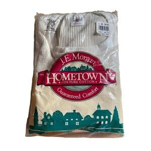 NEW! J.E Morgan Hometown mens Long John Shirt. Size 2XL tall. Longsleeve. USA